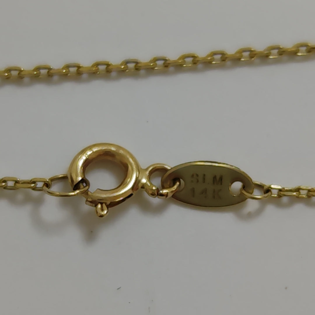 CADENA ORO 14 K 1,60 GRMS (SEMINUEVO)