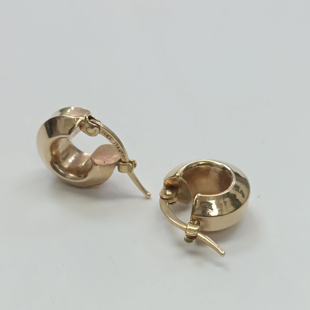 ARRACADAS PAR ORO 14 K 2 GRMS (SEMINUEVO)