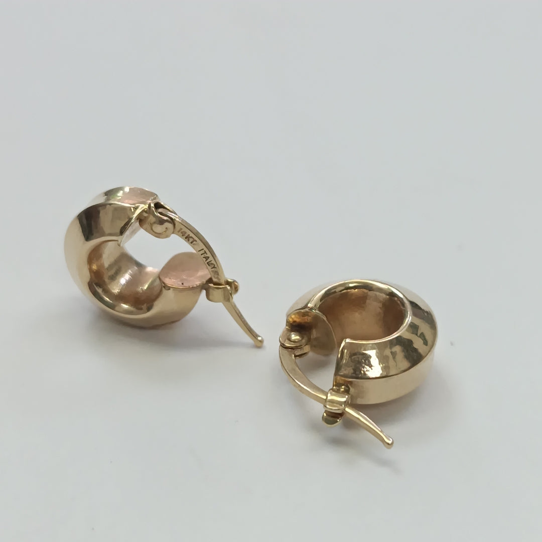 ARRACADAS PAR ORO 14 K 2 GRMS (SEMINUEVO)