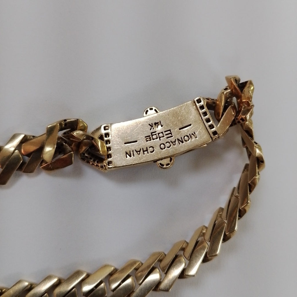 CADENA, DIJE ORO 14 K 43.5 GRMS (SEMINUEVO)