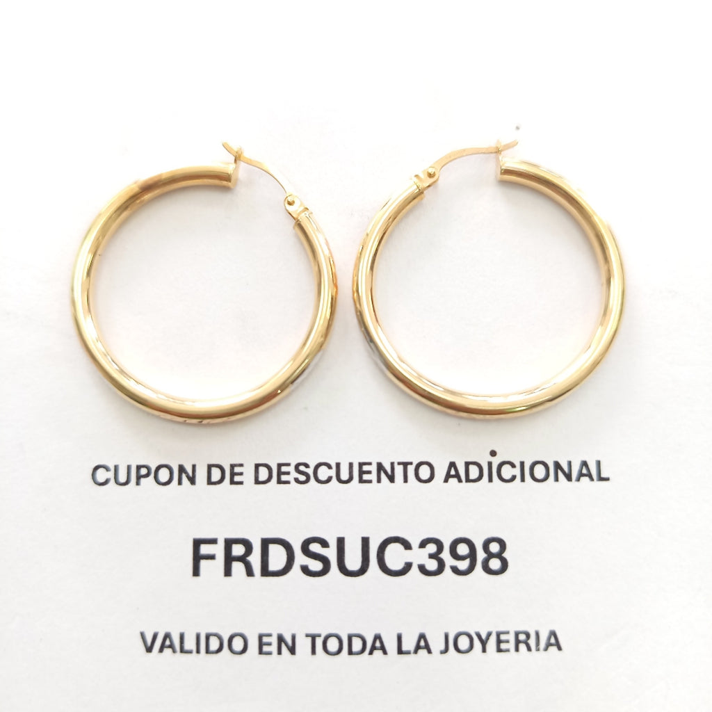 ARRACADAS PAR ORO 10 K 2.7 GRMS (SEMINUEVO)