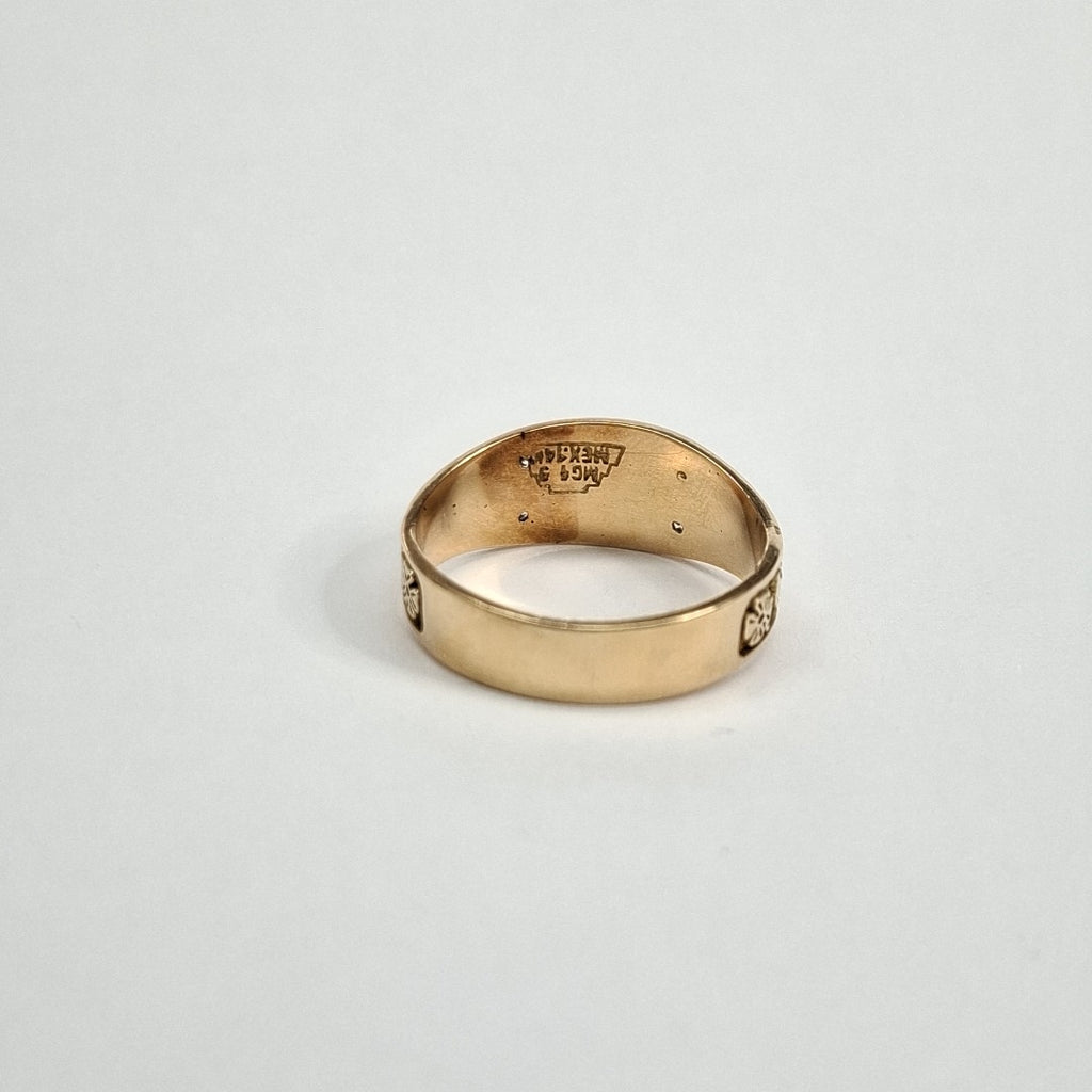 ANILLO ORO 14 K 4.5 GRMS (SEMINUEVO)