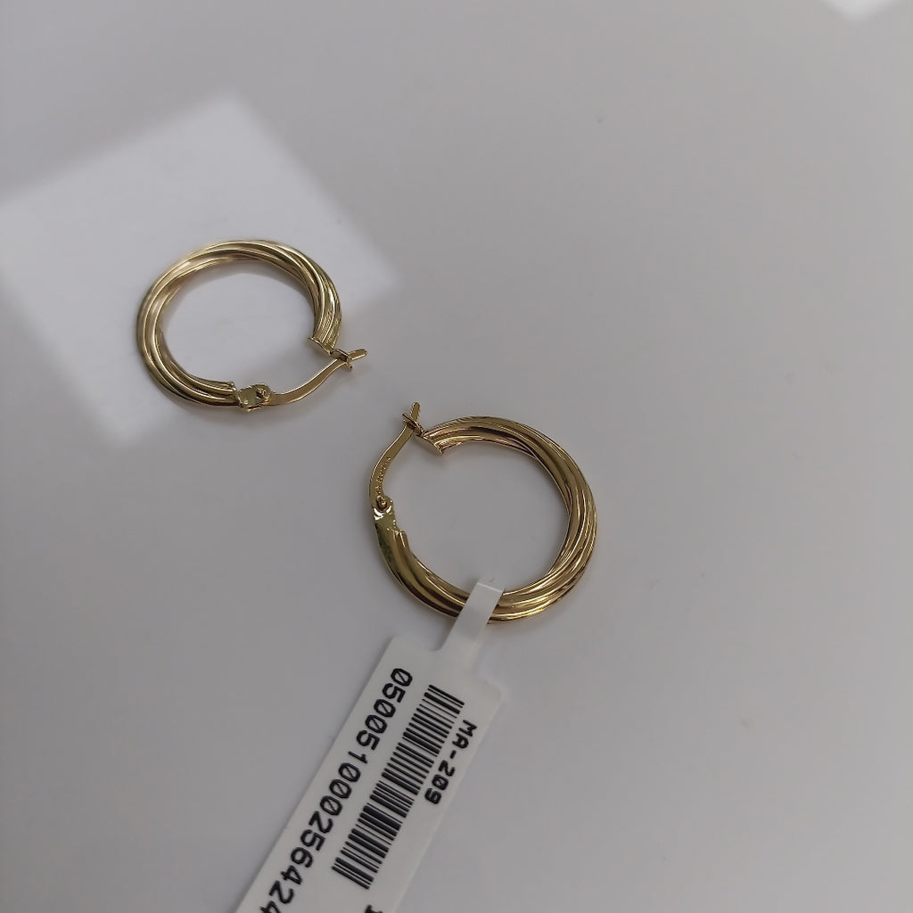 ARRACADAS ORO 10K 1.5 (NUEVO)