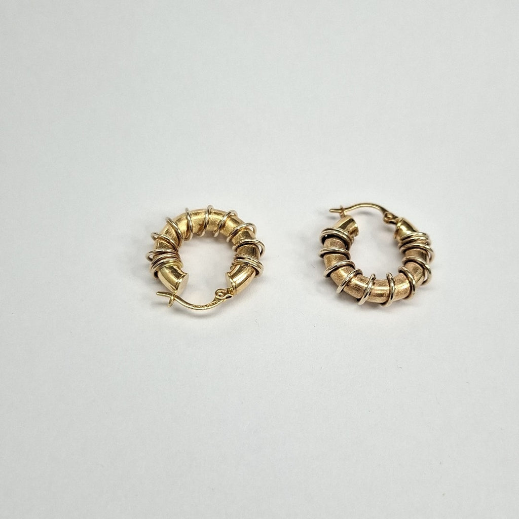 ARRACADAS PAR ORO 14 K 4,50 GRMS (SEMINUEVO)