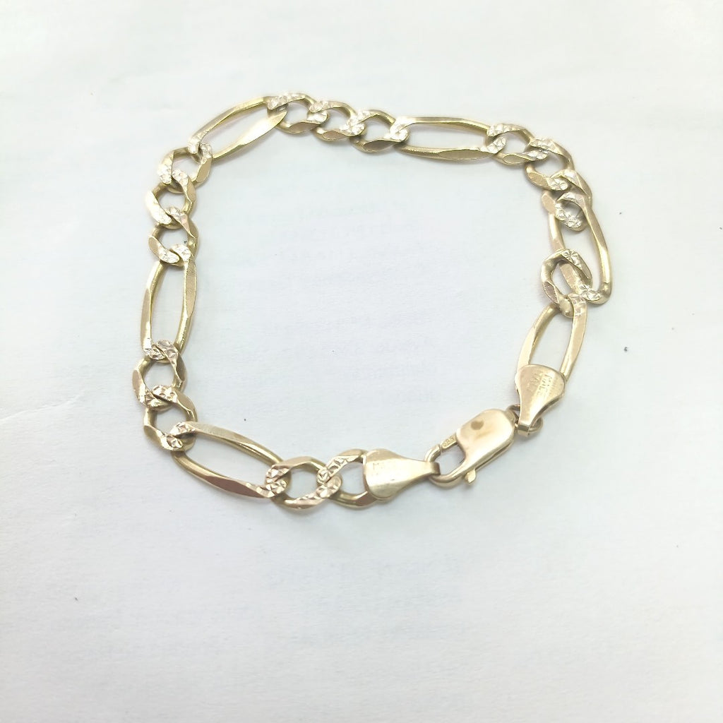 PULSERA ORO, RODIADO 14 K 10.6 GRMS (SEMINUEVO)