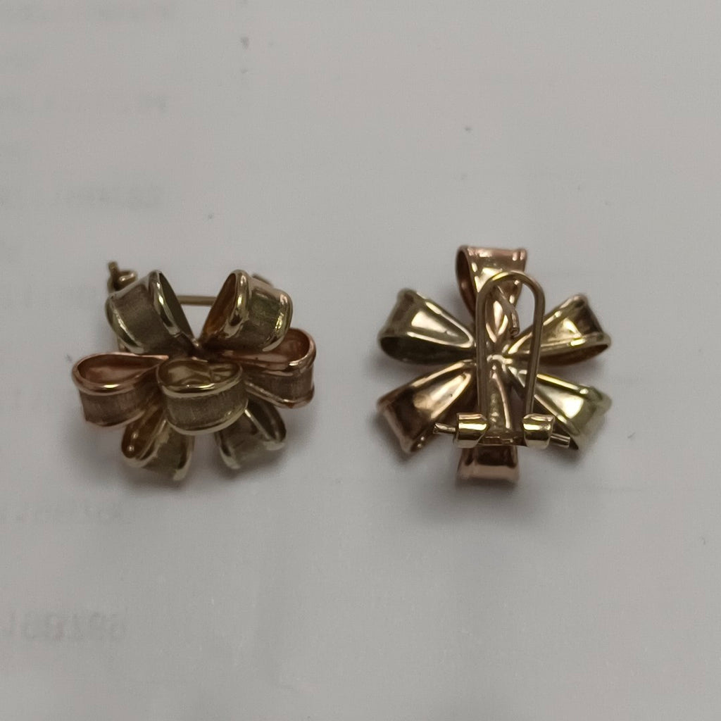 ARETES PAR ORO 10 K 3.8 GRMS (SEMINUEVO)