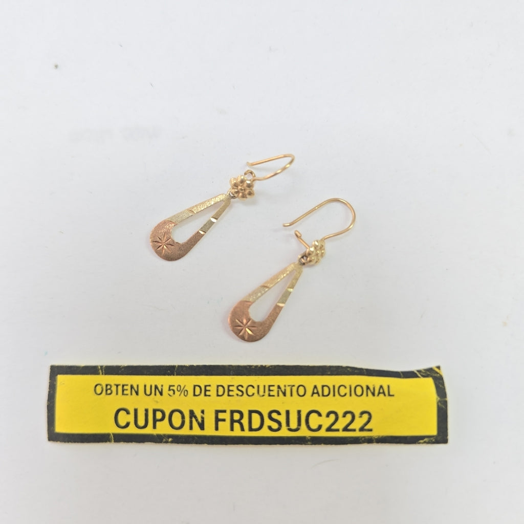 ARETES PAR ORO 10 K 1.1 GRMS (SEMINUEVO)