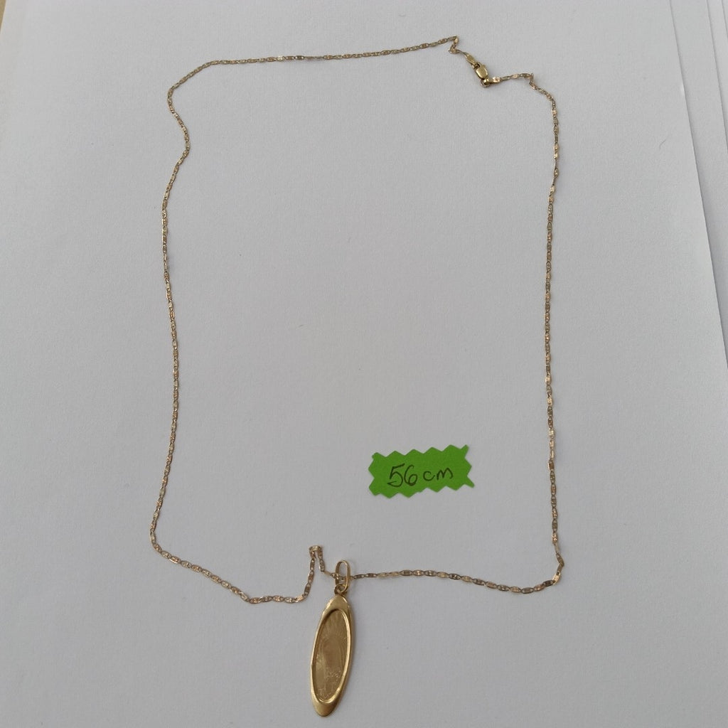 CADENA, DIJE ORO 14 K 2.4 GRMS (SEMINUEVO)