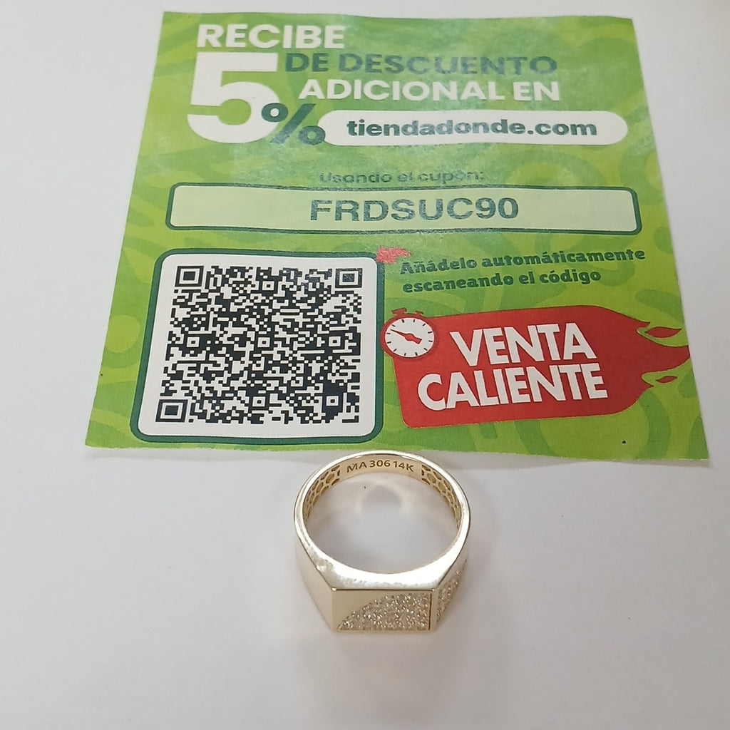 ANILLOS CABALLERO ORO 14K 4.3 (NUEVO)