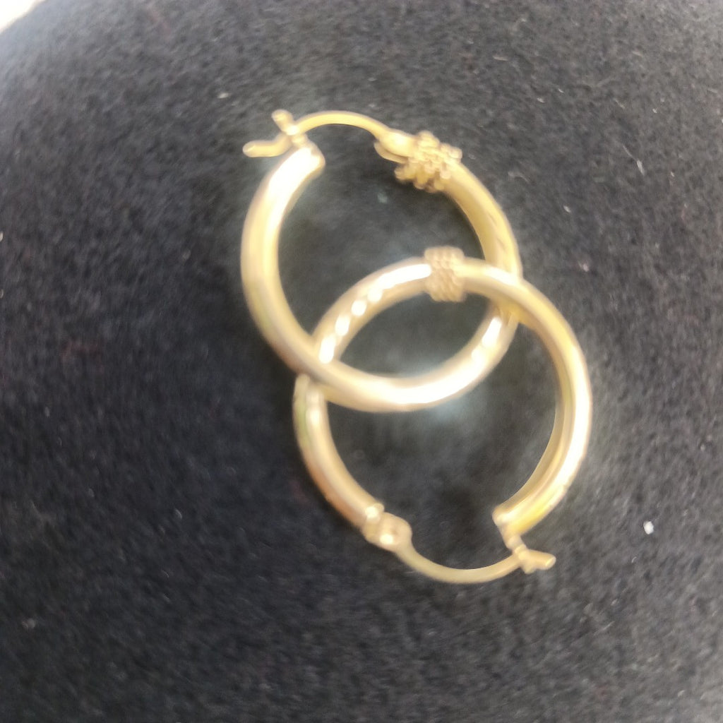 ARRACADAS PAR ORO 14 K 2.7 GRMS (SEMINUEVO)