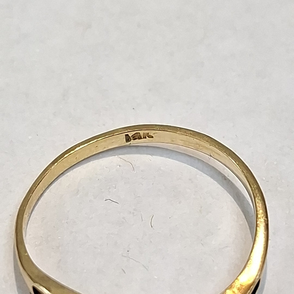 ANILLO ORO 14 K 1.4 GRMS (SEMINUEVO)