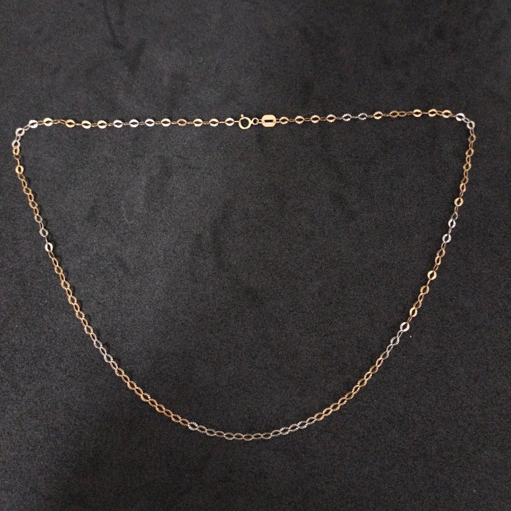 CADENA ORO COMBINADO 10 K 2 GRMS (SEMINUEVO)