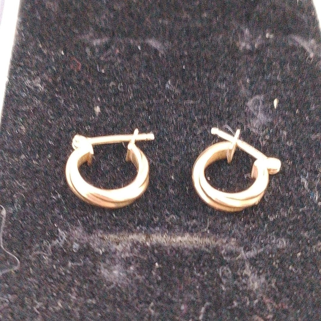ARETES PAR ORO 14 K 0,70 GRMS (SEMINUEVO)