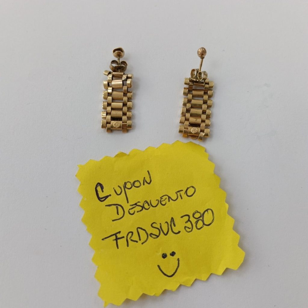 BROQUELES PAR ORO 14 K 4 GRMS (SEMINUEVO)