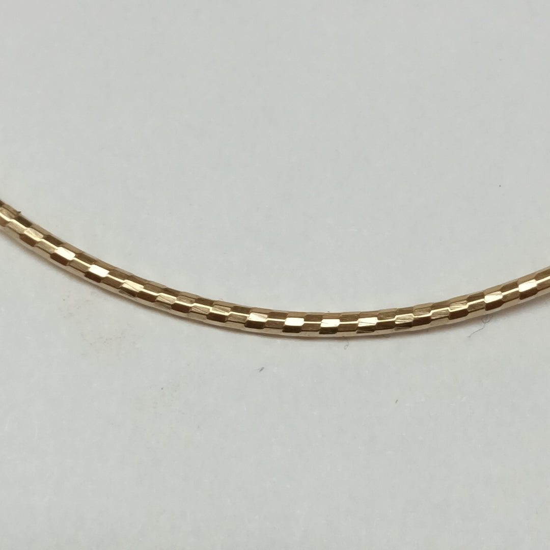 PULSERA RIGIDA ORO 14 K 2.3 GRMS (SEMINUEVO)