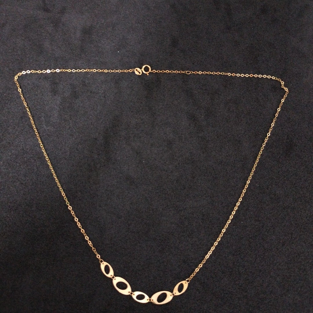 GARGANTILLA ORO 14 K 1,30 GRMS (SEMINUEVO)