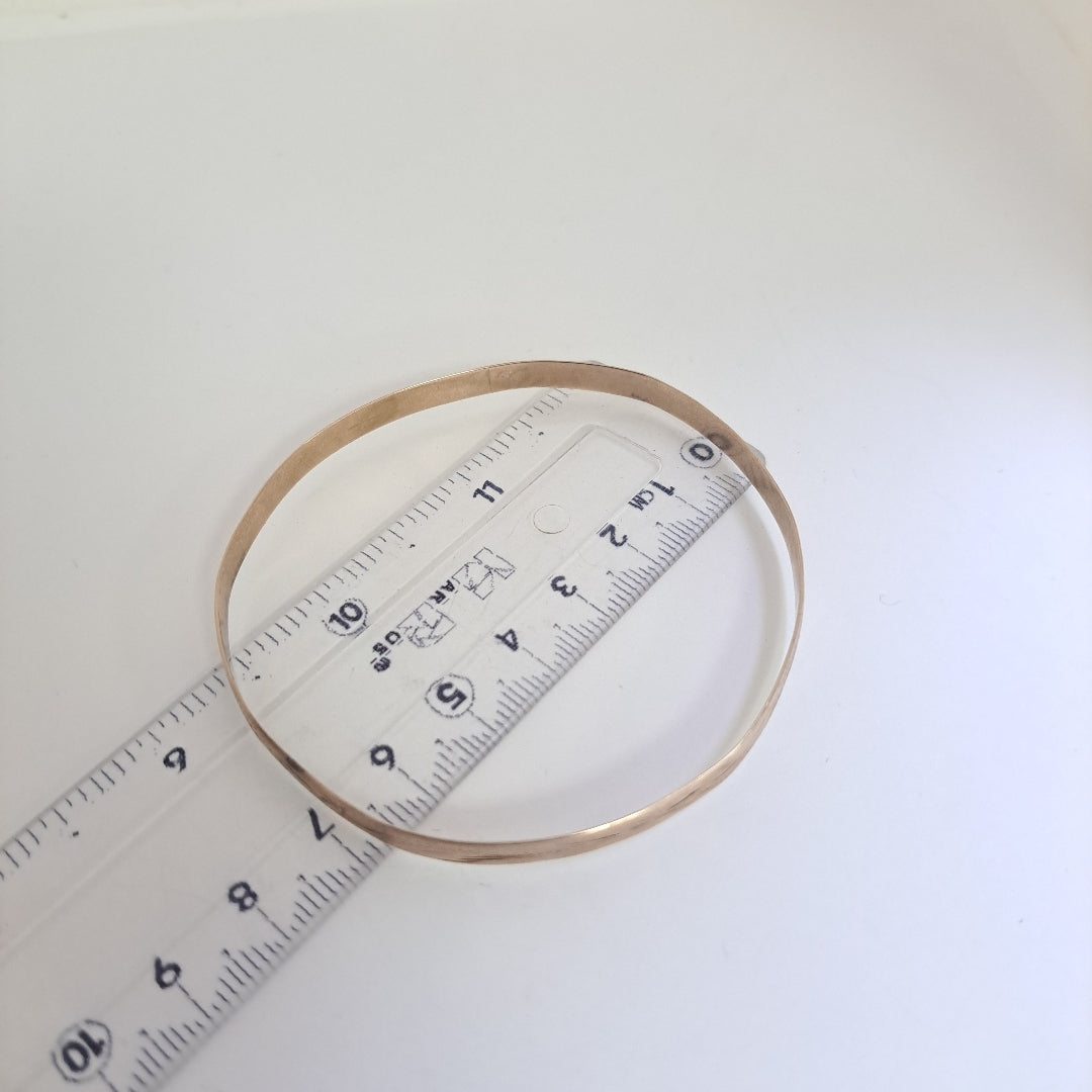 PULSERA RIGIDA ORO 8 K 7,80 GRMS (SEMINUEVO)