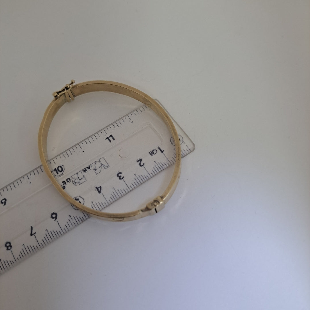 PULSERA RIGIDA ORO 10 K 5,60 GRMS (SEMINUEVO)