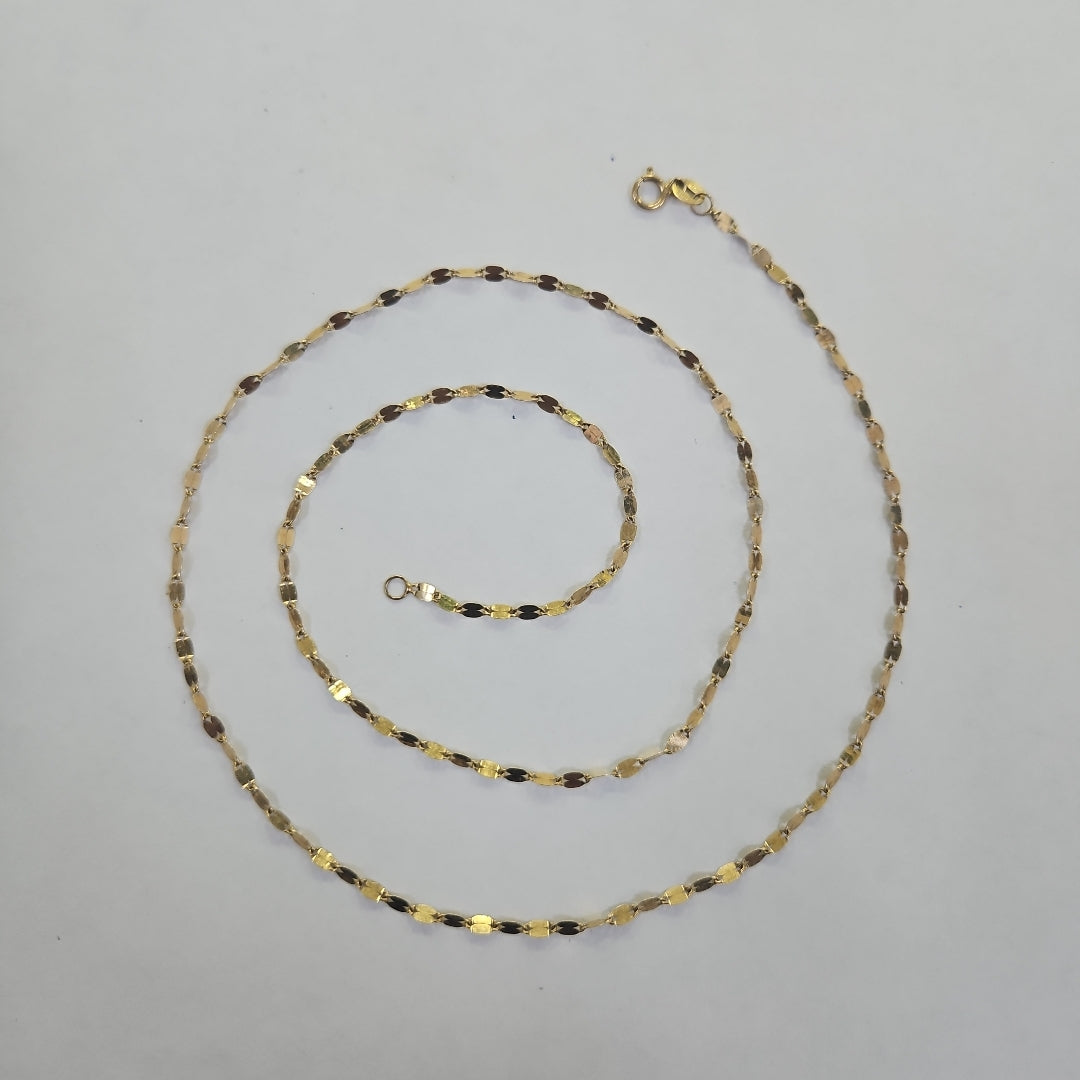 CADENA ORO 14 K 2.1 GRMS (SEMINUEVO)