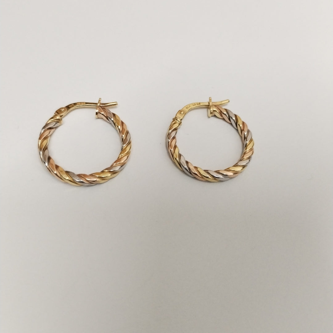 ARRACADAS ORO 14K 1.4 (NUEVO)