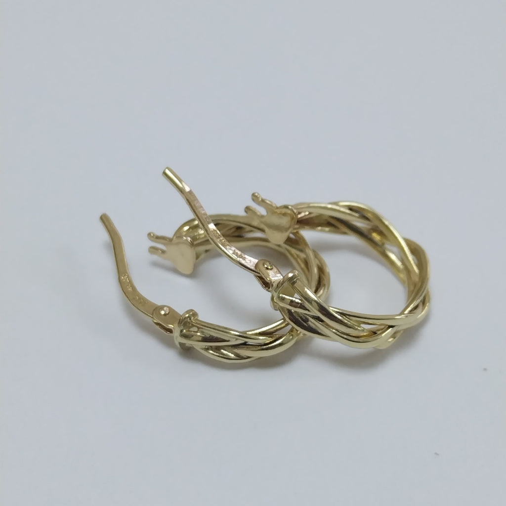 ARRACADAS ORO 14K 1.5 (NUEVO)