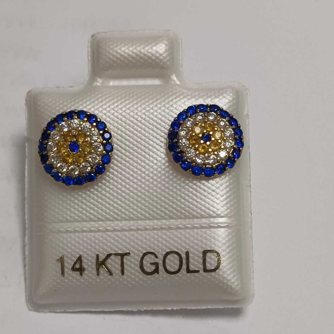 BROQUELES ORO 14K 1.4 (NUEVO)