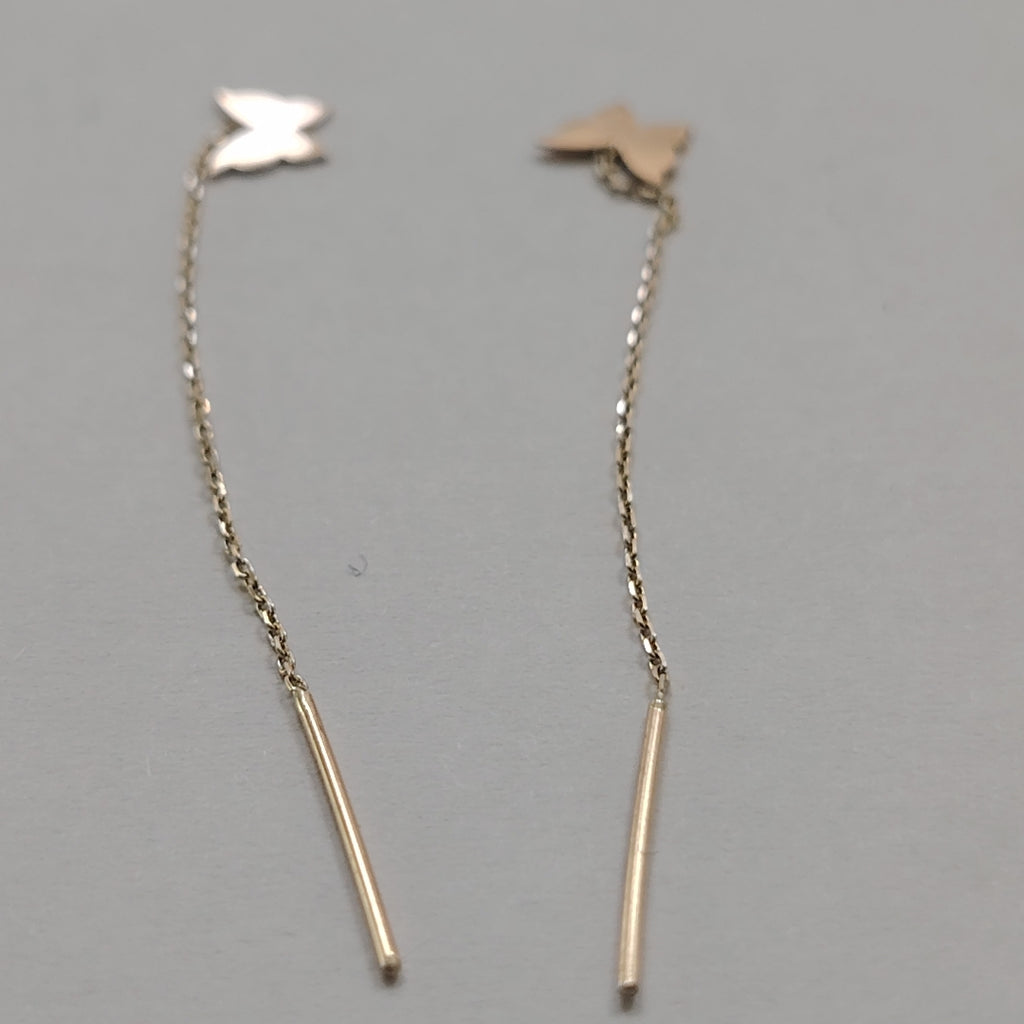 BROQUELES ORO 14K 0.6 (NUEVO)