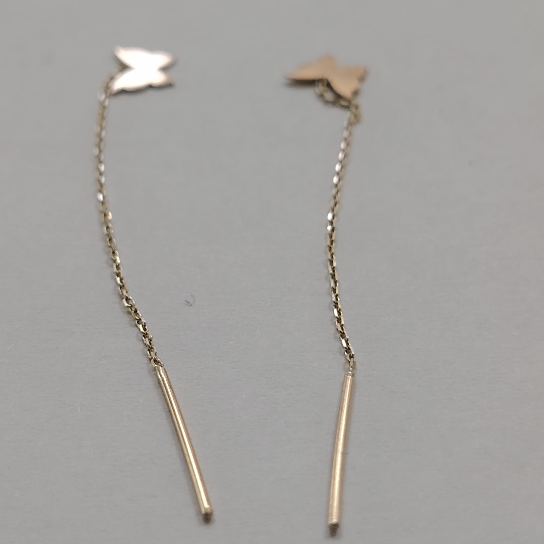 BROQUELES ORO 14K 0.6 (NUEVO)