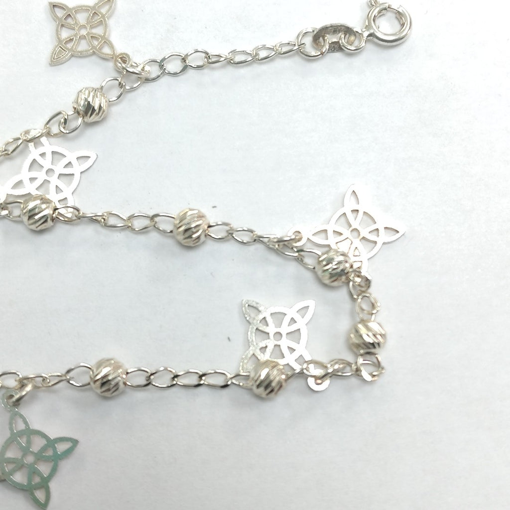 PULSERA TEJIDO ESPECIAL PLATA .925 18 CM 3.2 GR (NUEVO)