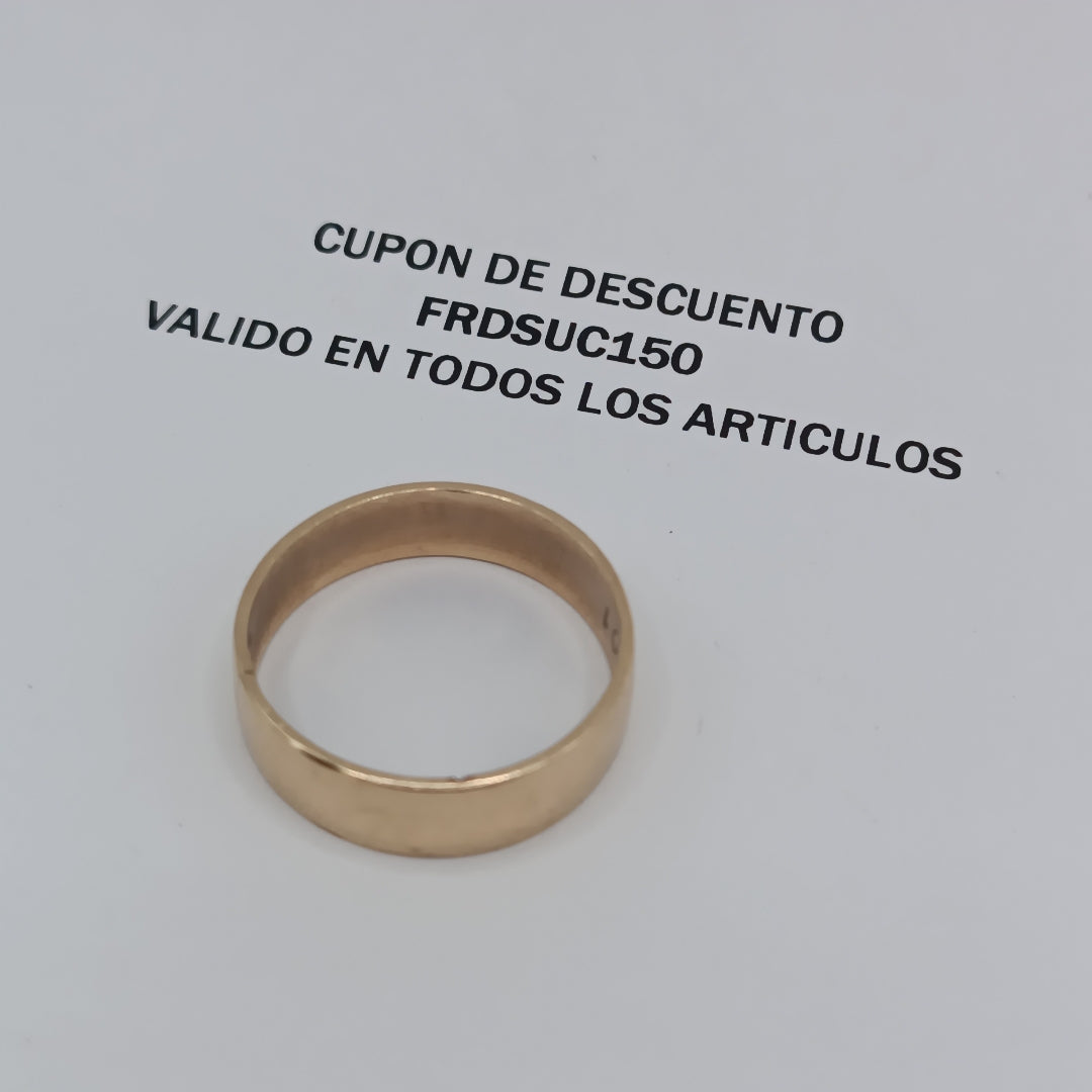 ARGOLLA ORO 14 K 4.9 GRMS (SEMINUEVO)