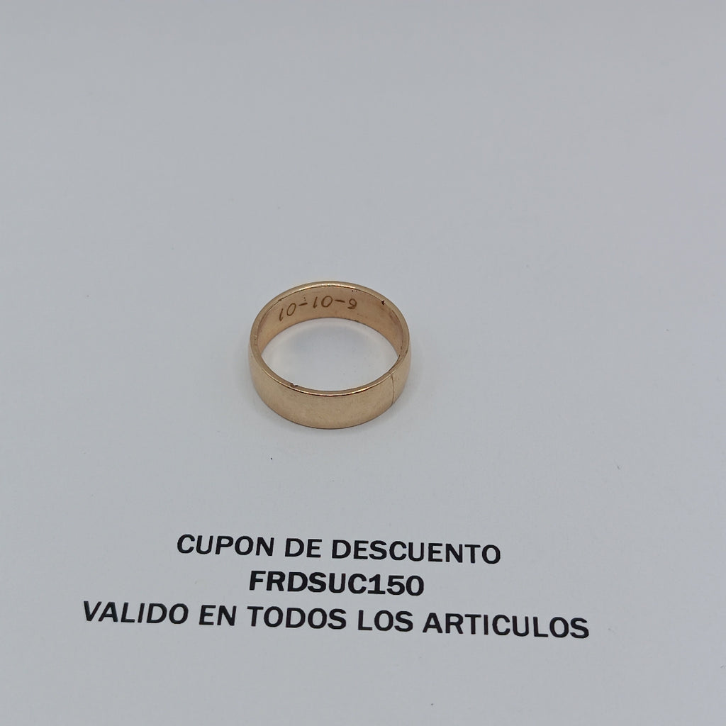 ARGOLLA ORO 14 K 5.4 GRMS (SEMINUEVO)
