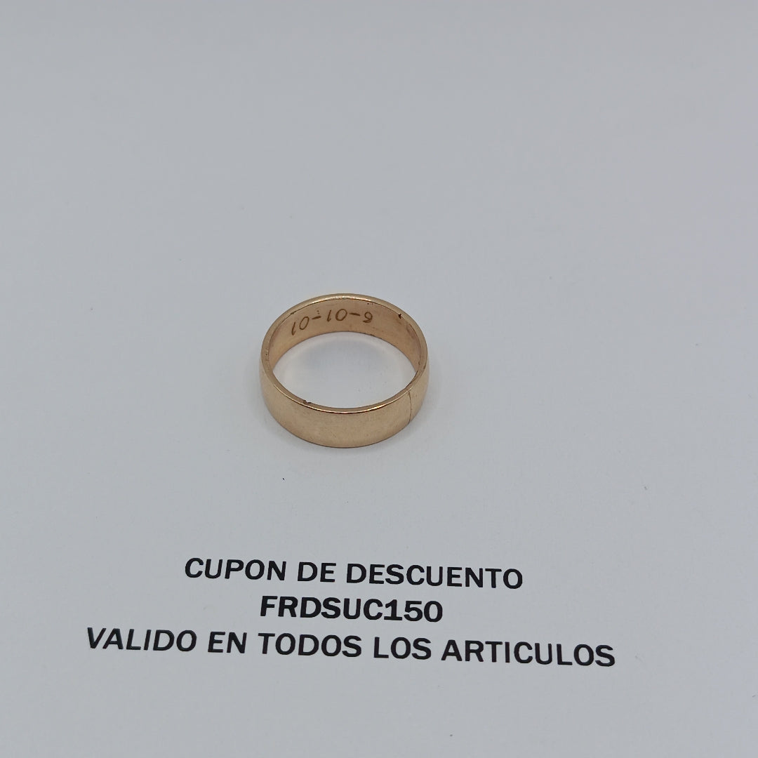 ARGOLLA ORO 14 K 5.4 GRMS (SEMINUEVO)