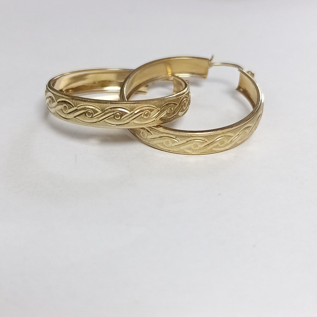 ARRACADAS PAR ORO 10 K 4.4 GRMS (SEMINUEVO)