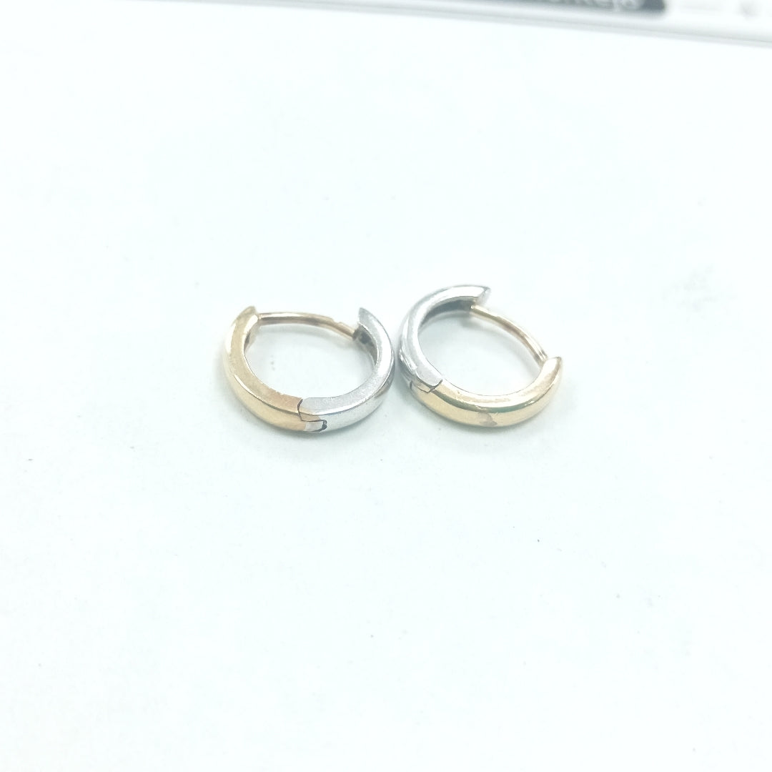 ARRACADAS PAR ORO 14 K 1.4 GRMS (SEMINUEVO)