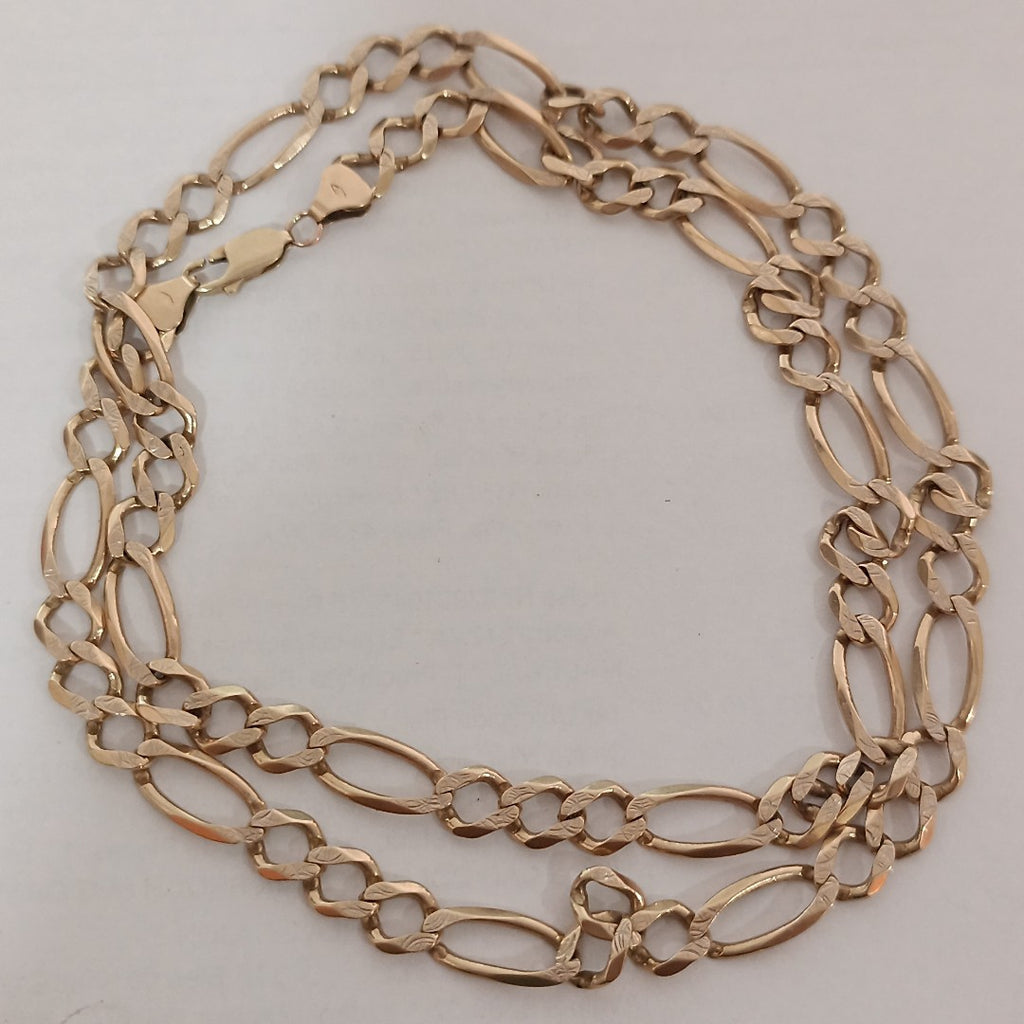 CADENA ORO, RODIADO 10 K 21.9 GRMS (SEMINUEVO)