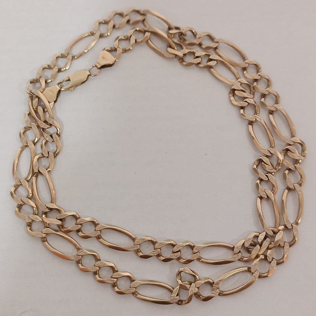 CADENA ORO, RODIADO 10 K 21.9 GRMS (SEMINUEVO)