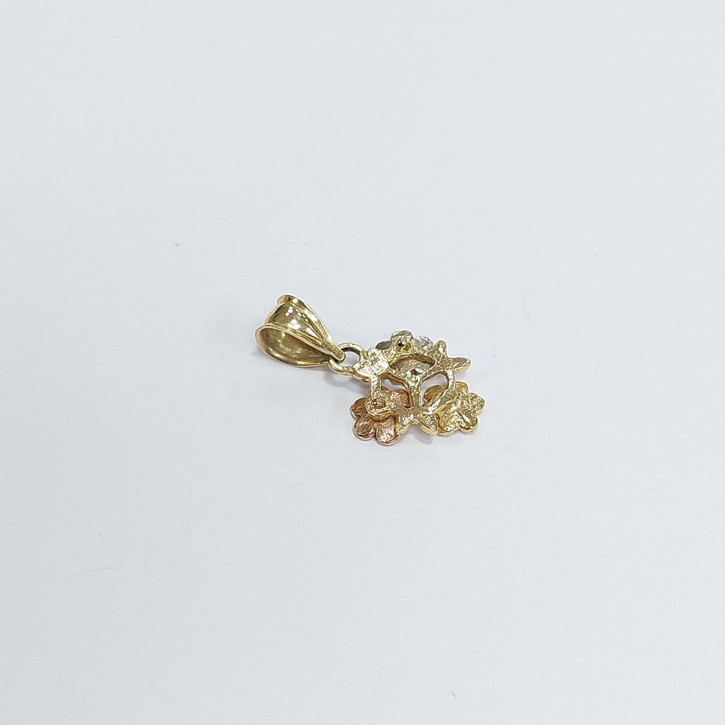DIJE ORO COMBINADO 10 K 1,60 GRMS (SEMINUEVO)