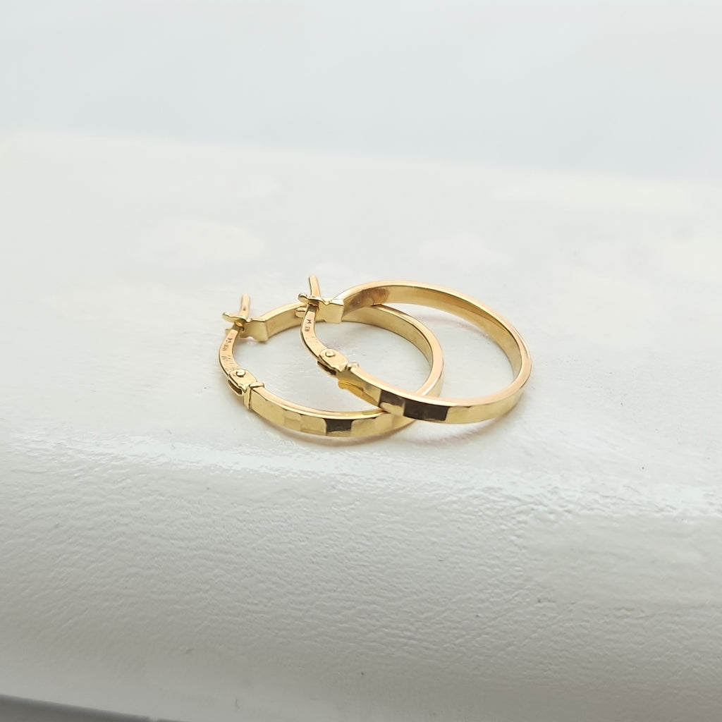 ARRACADAS PAR ORO 14 K 1,10 GRMS (SEMINUEVO)