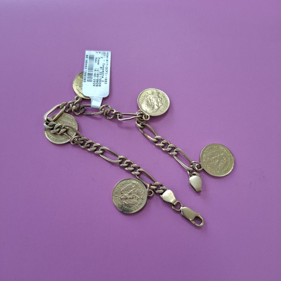 K1 29,90 GRMS 10 K IDENTIFICACIÓN PULSERA MATERIALES ORO ESPECIFICACIONES (SEMINUEVO)