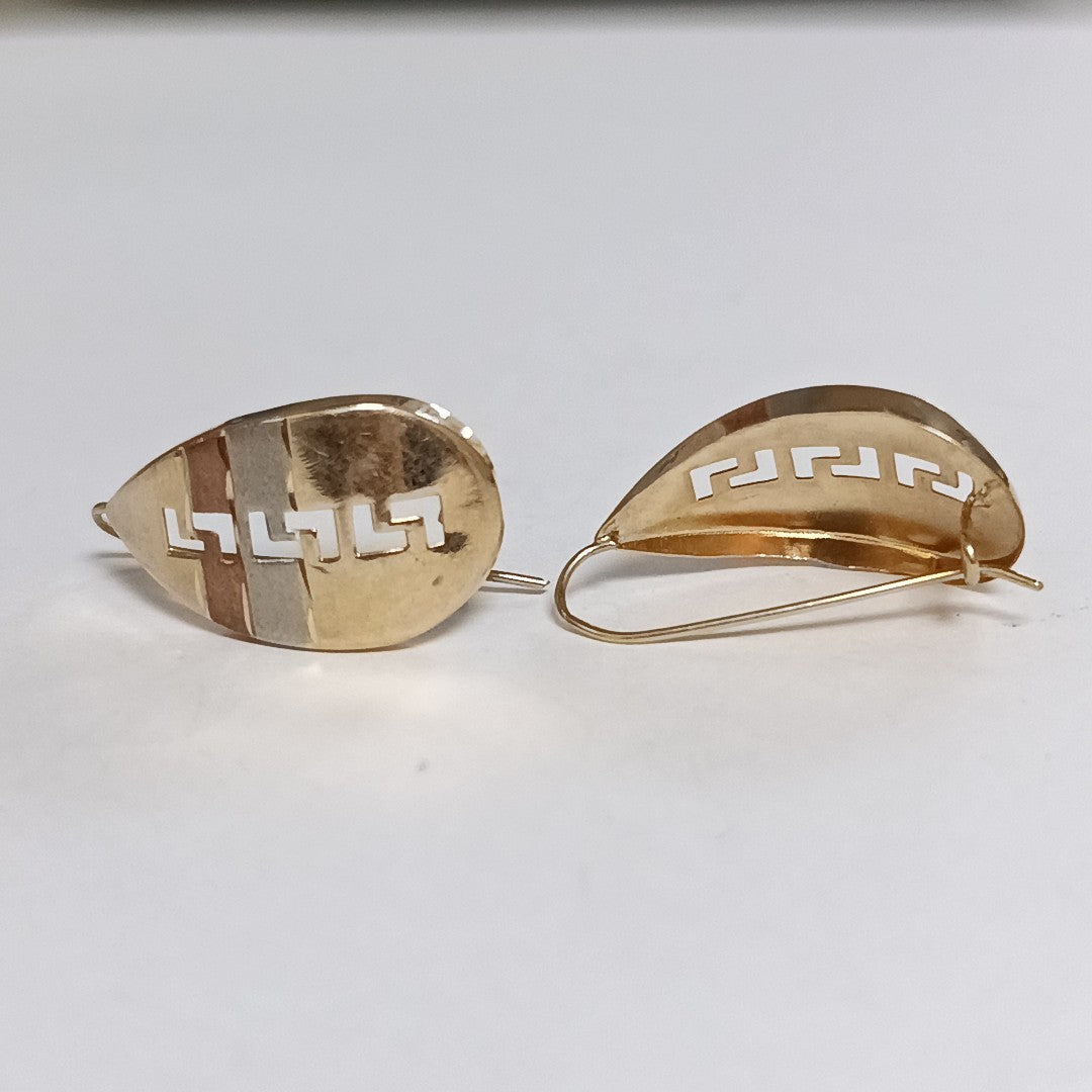 ARETES PAR ORO 10 K 1.9 GRMS (SEMINUEVO)