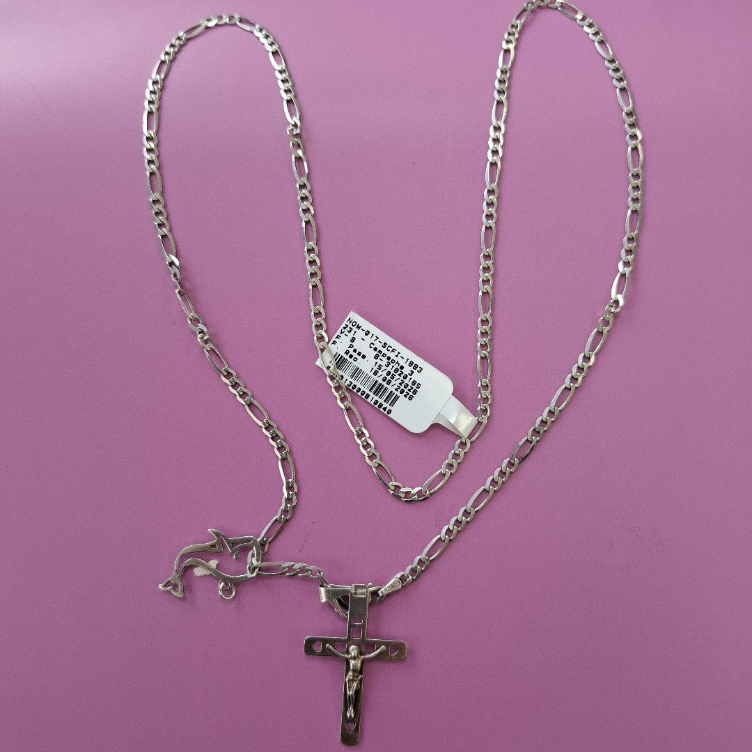 CADENA,DIJE PLATA 9,80 GRMS (SEMINUEVO)