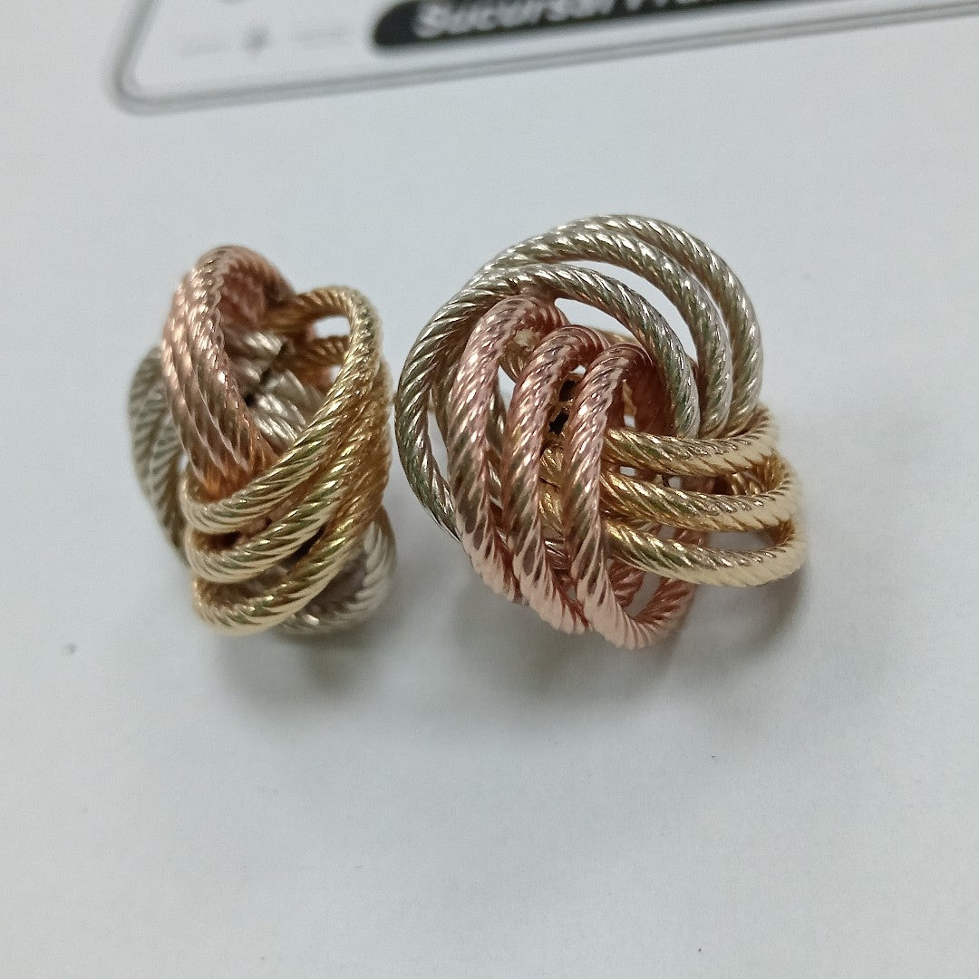 BROQUELES PAR ORO 14 K 5.9 GRMS (SEMINUEVO)