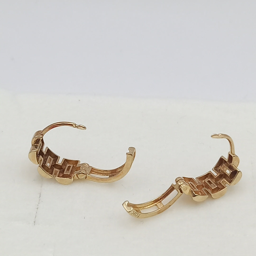 ARRACADAS PAR ORO 10 K 1,40 GRMS (SEMINUEVO)