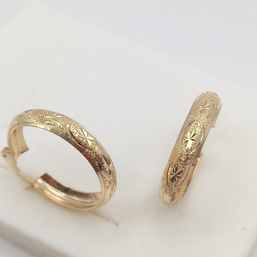 ARRACADAS PAR ORO 10 K 3,00 GRMS (SEMINUEVO)