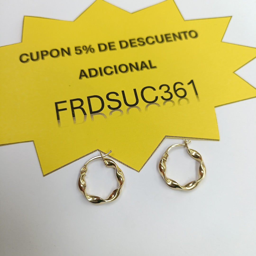 ARRACADAS ORO 14K 1.4 (NUEVO)