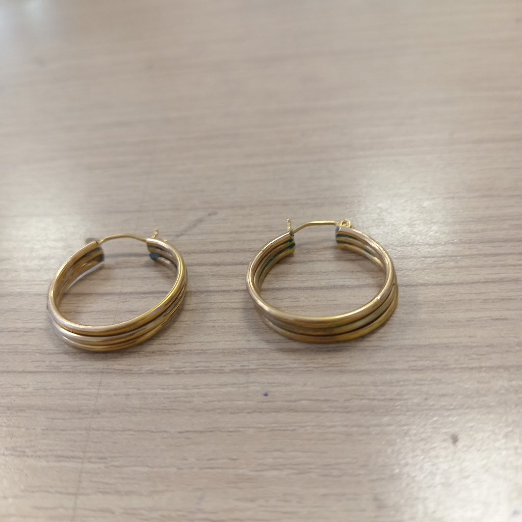ARRACADAS PAR ORO 14 K 2.6 GRMS (SEMINUEVO)
