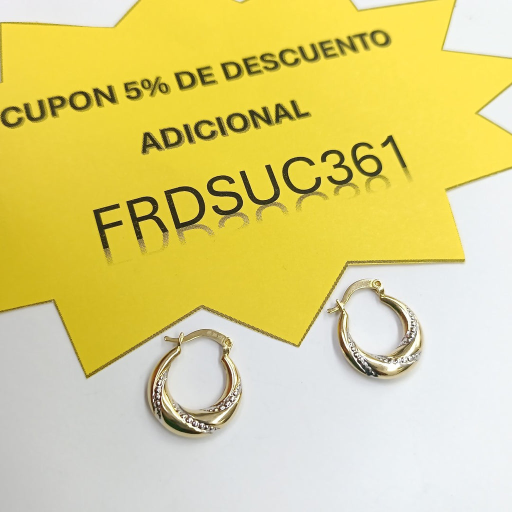 ARRACADAS ORO 14K 1.3 (NUEVO)