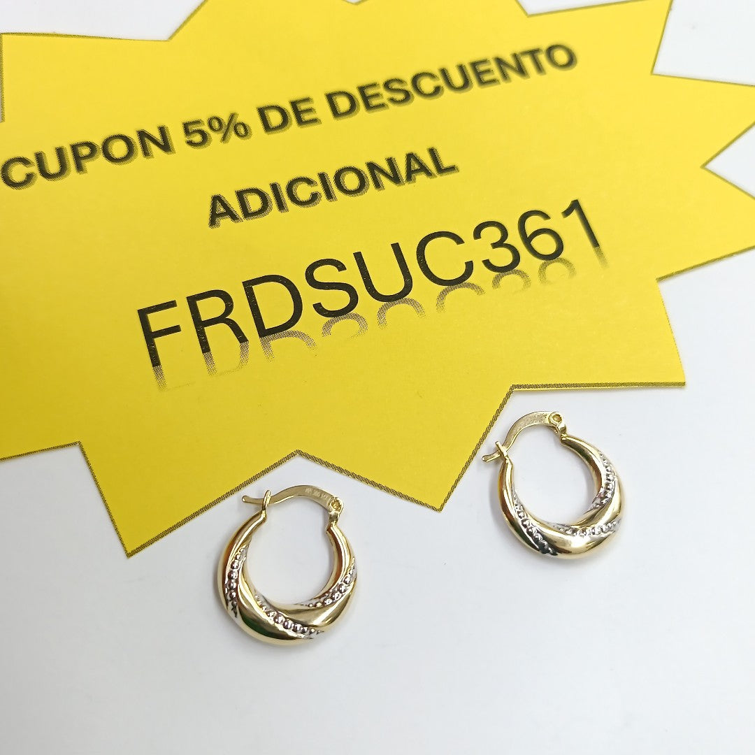 ARRACADAS ORO 14K 1.3 (NUEVO)