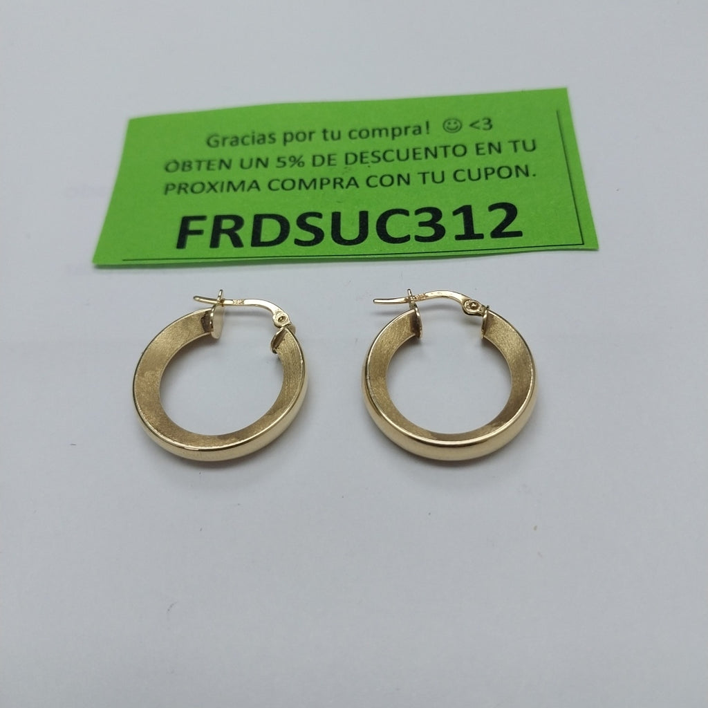 ARRACADAS PAR ORO 10 K 1.8 GRMS (SEMINUEVO)