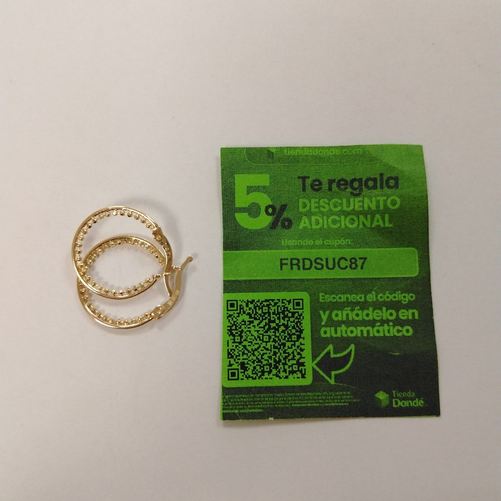 ARRACADAS ORO 14K 1.9 (NUEVO)